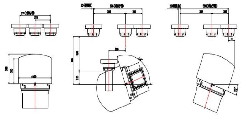 AFMING DMU400 5 axis machine processing interference pattern